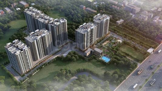 NCC Urban Ivy Towers Aerial View