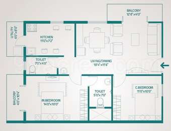 Nirmaanika Homes Nirmaanika Arbor Floor Plan Whitefield