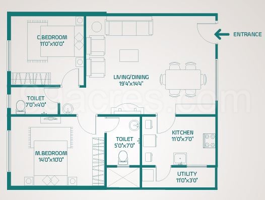 Nirmaanika Homes Nirmaanika Arbor Floor Plan Whitefield