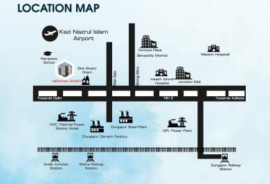 Nirvana Vriddhi Nirvana Nivriti Map - Gopalmath, Durgapur Location Map