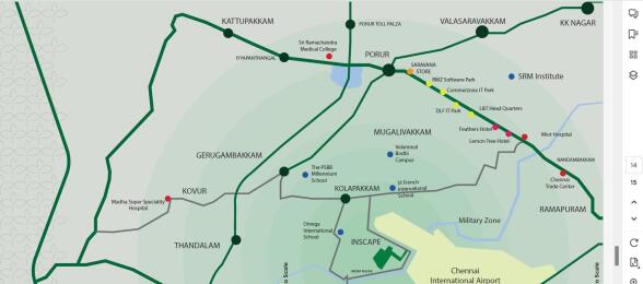 Nu Tech Associates Nutech Inscape Map - Kolapakkam, Chennai Location Map