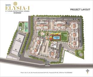 3 BHK Apartment / Flat For Sale In Nyati Elysia Kharadi Pune - 1680 Sq ...