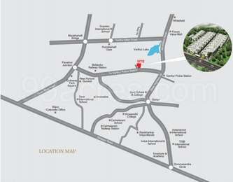 Obel Builders Obel Villas Map - Marathahalli, Bangalore East Location Map