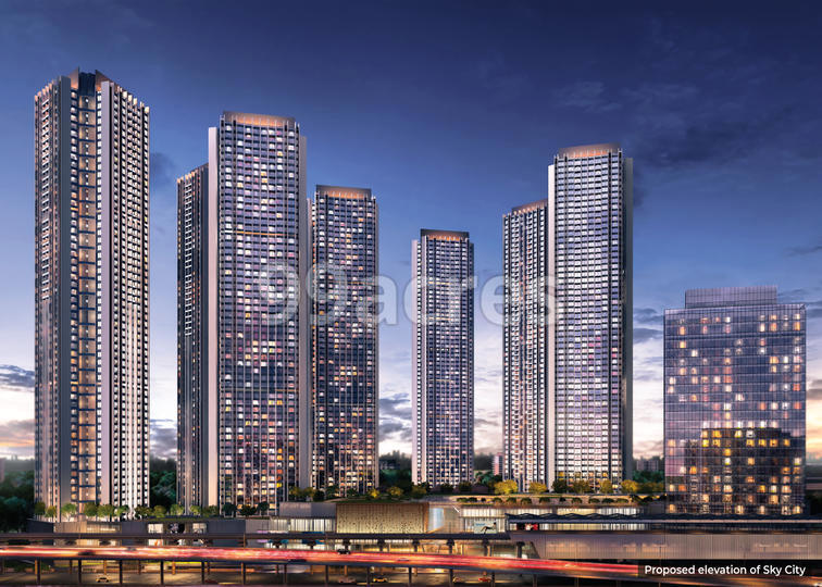 Sky City by Oberoi Realty Elevation