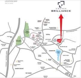 Om Sree Builders and Developers LLP Om Sree Brilliance Map - Dr AS Rao ...