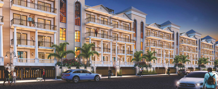 Omaxe Gardenia Floors Elevation