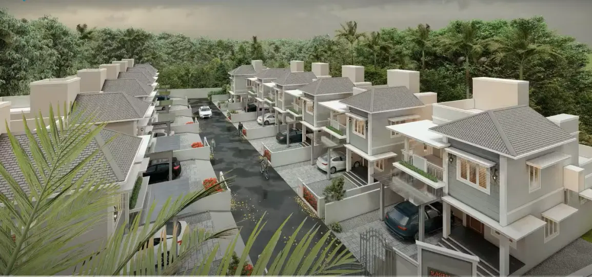 Mayflower Villas Thrissur, Mannuthy Price List & Brochure, Floor Plan