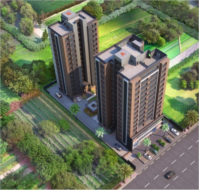 Omkar Vivanta Heights Aerial View