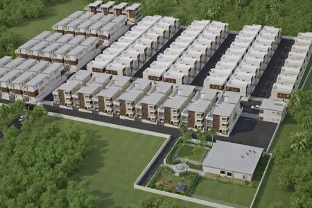 OD Hemalata Mansion Aerial View