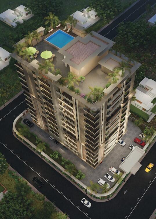 Aashish The Meridien Aerial View