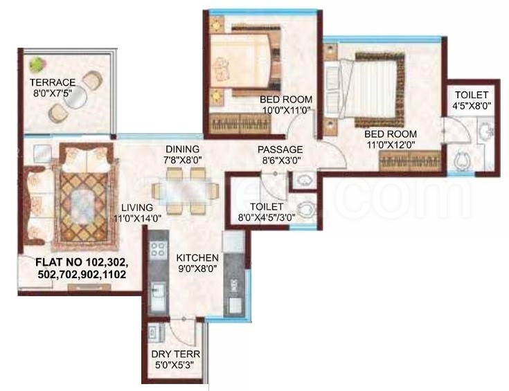 Pharande Spaces Builders Pharande L Axis Floor Plan Sector 6