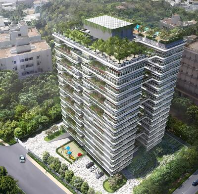 One Crest Aerial View