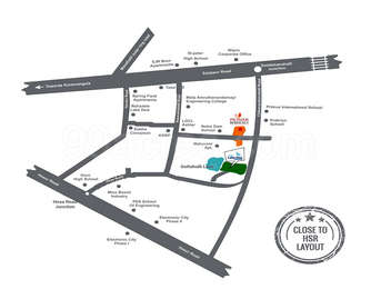 Pionier Developers Pionier Lake Dew Residency Map - Sarjapur Road ...