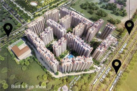 Prateek Grand City Aerial View