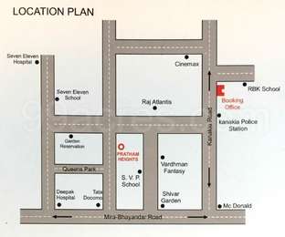 Pratham Infrastructure Pratham Heights Map - Mira Road, Mira Bhayandar ...