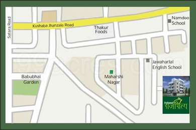 Maharshi Nagar Pune Map Prathamesh Constructions Prathamesh Rajshilpa Map - Maharshi Nagar, Pune  Location Map