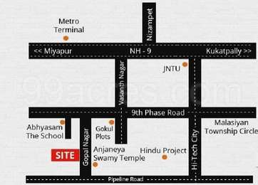 Prem Constructions Builders Prem Nest Map - Kukatpally, Hyderabad ...