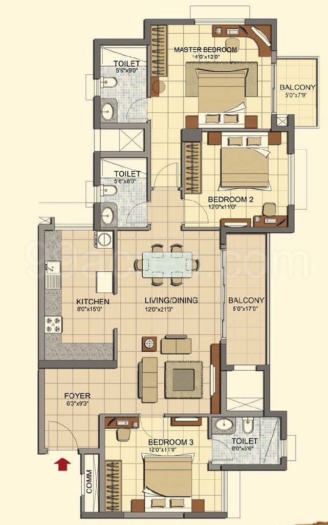 Prestige Lakeside Habitat Floor Plan | Floor Roma