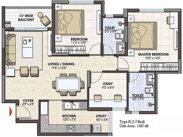 Prestige Group Prestige Pinewood Floor Plan Koramangala Bangalore South