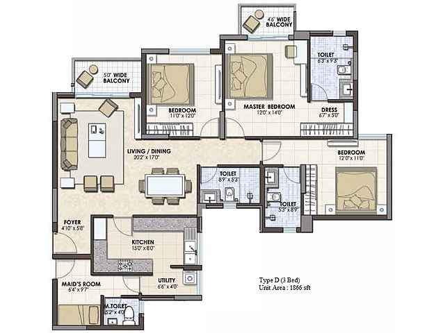 Prestige Group Prestige Pinewood Floor Plan Koramangala Bangalore South