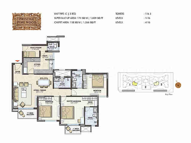 Prestige Group Prestige Pinewood Floor Plan Koramangala Bangalore South