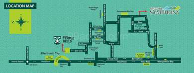Pristine Builders Pristine Symphony Map - Electronic City Phase 2 ...