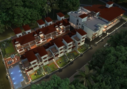 Prithvi Casa De Reis Artistic Aerial View
