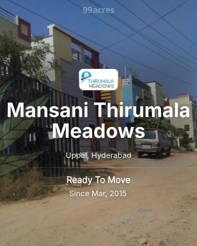 Mansani Thirumala Meadows Uppal, Hyderabad Resale Price List