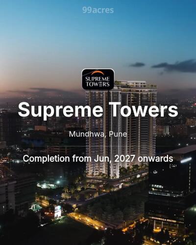 Supreme Towers Mundhwa, Pune Price List Brochure, Floor Plan