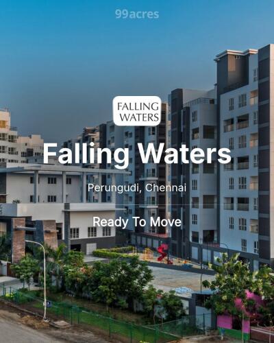 Falling Waters Perungudi, Chennai Resale Price List, Brochure