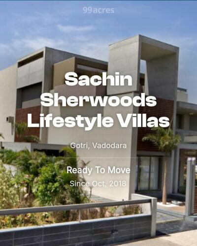 Sachin Sherwoods Lifestyle Villas Gotri, Vadodara Resale Price