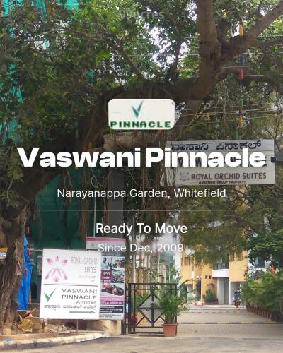 Pinnacle Whitefield Bangalore Vaswani Pinnacle Flat For Sale Bhk