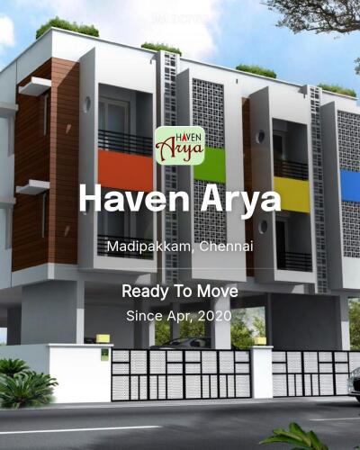 Haven Arya Madipakkam, Chennai Resale Price List, Brochure, Floor