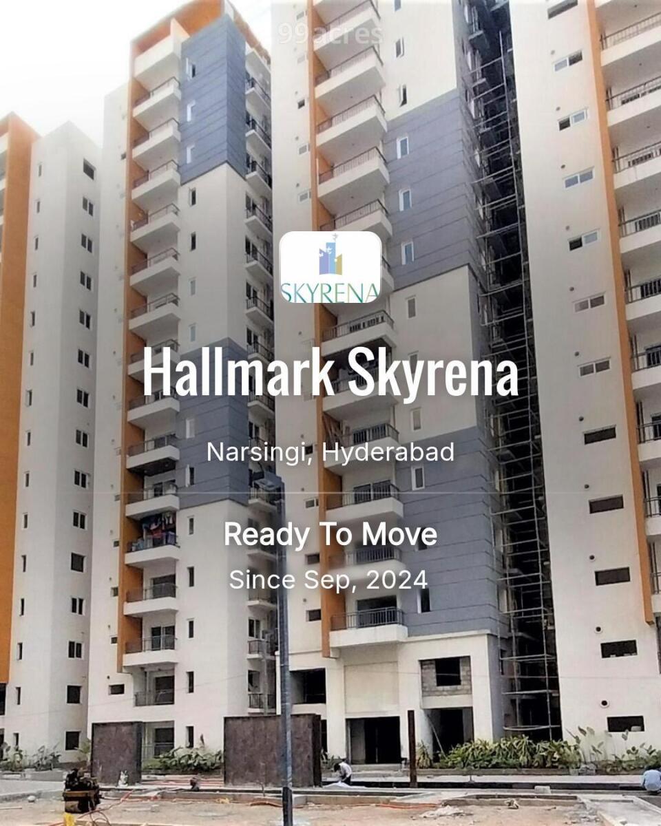 Hallmark Skyrena Bhk Flats In Narsingi BHK Flat For Rent In