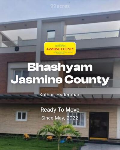 Bhashyam Jasmine County Kothur, Hyderabad Resale Price List