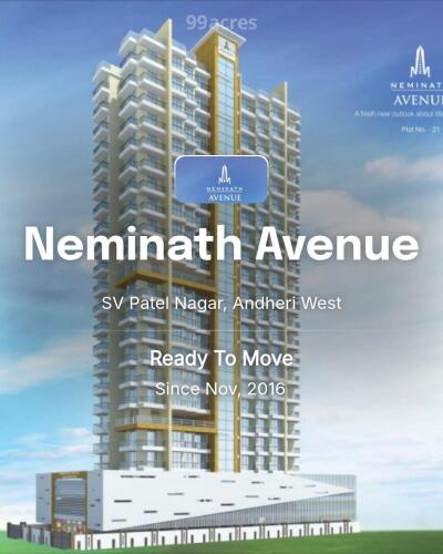 Neminath Avenue SV Patel Nagar, Andheri West Resale Price List