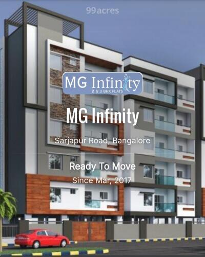 MG Infinity Sarjapur Road, Bangalore Resale Price List, Brochure