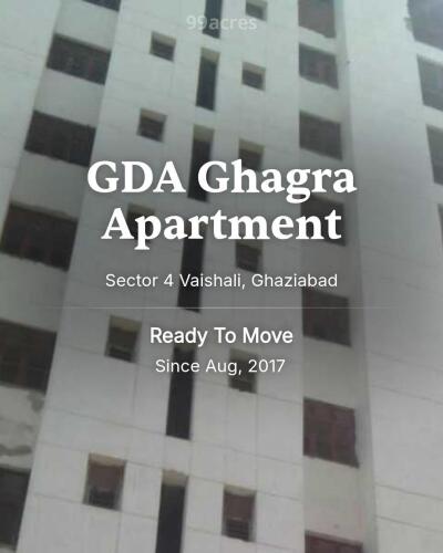 GDA Ghagra Apartment Sector Vaishali, Ghaziabad Resale Price
