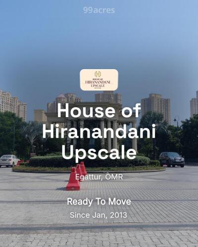 House of Hiranandani Upscale Egattur, OMR Price List Brochure