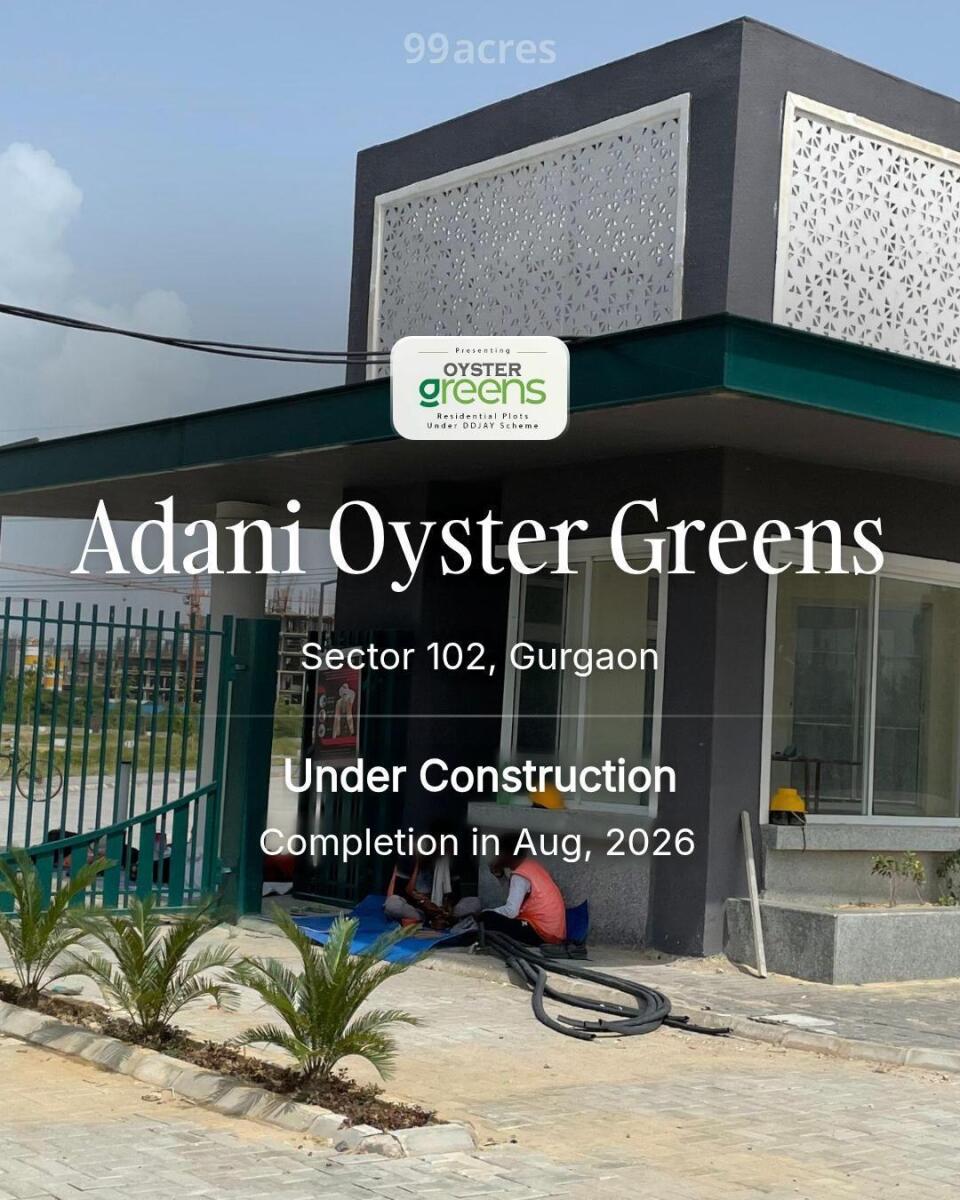 Adani Oyster Sector 102 Master Plan Adani Oyster Greens Sector 102