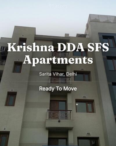 Krishna DDA SFS Apartments Sarita Vihar, Delhi Resale Price List
