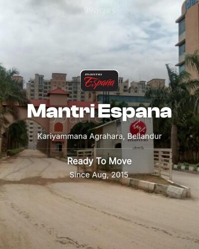 Mantri Espana Kariyammana Agrahara, Bellandur Resale Price List