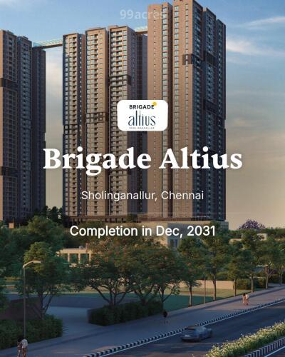 Brigade Altius Sholinganallur, Chennai Price List Brochure