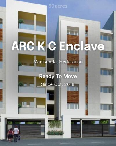 ARC K C Enclave Manikonda, Hyderabad Resale Price List, Brochure