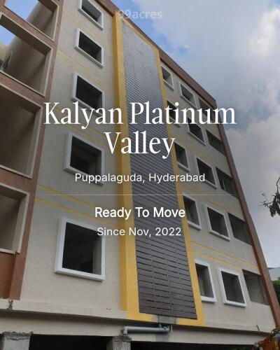 Kalyan Platinum Valley Puppalaguda, Hyderabad Resale Price List