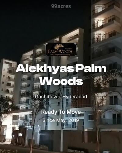 Alekhyas Palm Woods Gachibowli, Hyderabad Resale Price List