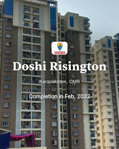 Doshi Risington Karapakkam, OMR Price List Brochure, Floor