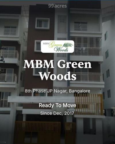 Nagar 8th Phase Bhk In Jp Nagar MBM Green Woods 8th Phase JP Nagar