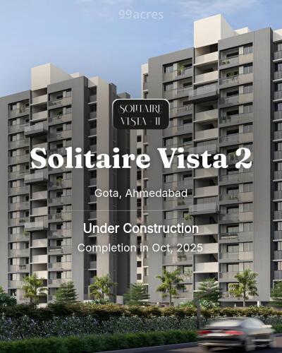 Solitaire Vista Gota, Ahmedabad Price List Brochure, Floor