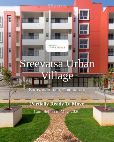 Sreevatsa Urban Villas 1 Saravanampatti, Coimbatore | Price List
